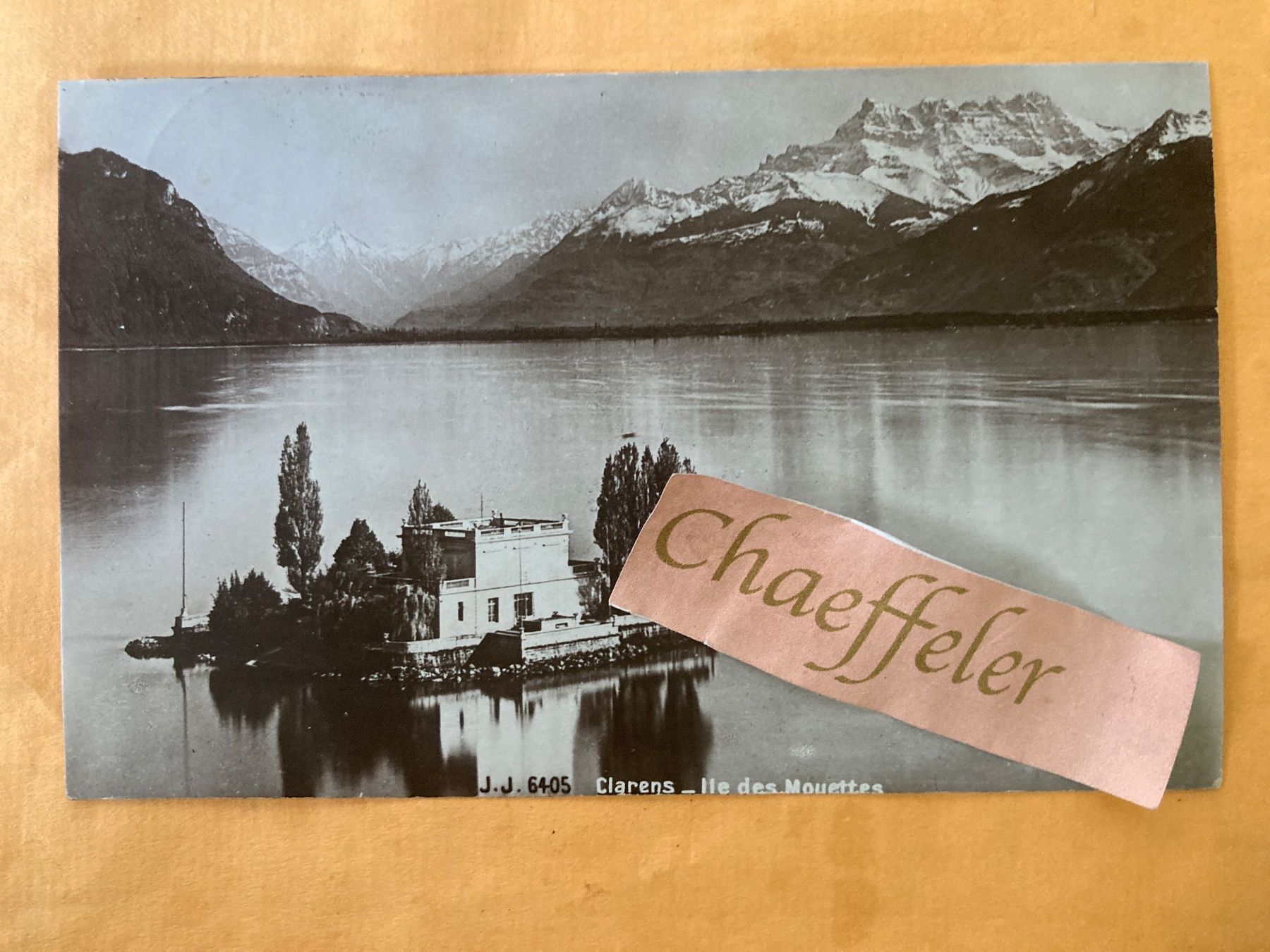 Cartoline postali: 1928 Clarens - Ile des Mouettes – Usato da Zürich venduto da Chaeffeler