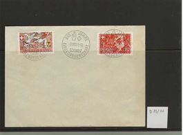 timbre enveloppe avec B13 et B14 vollstempel