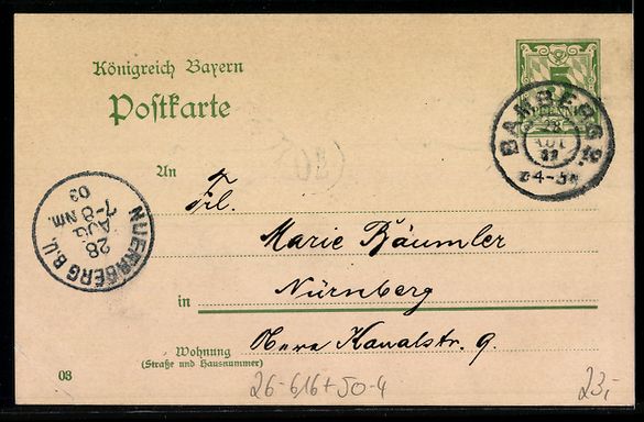 Cartoline postali: Handgemalt: Zwei Frösvche im Teich besp – Usato da Berlin venduto da bartko-reher 1