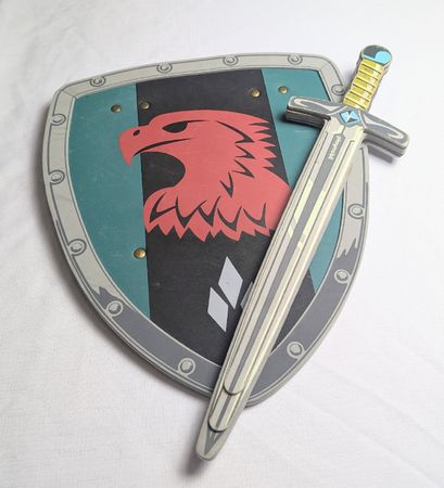 PLAYMOBIL - Ritter Schild mit Schwert  - aus dem Jahr 2010