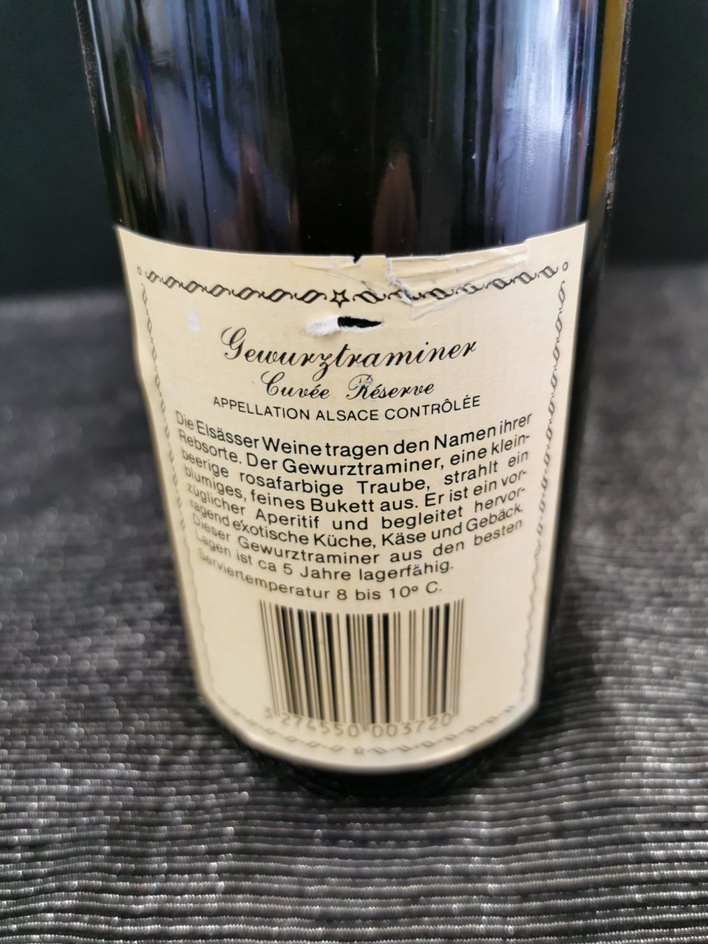 Vino: CUVÉE RÉSERVE GEWURZTRAMINER 1996 – Nuovo (secondo la descrizione) da Genève venduto da Leboucheoreilles 7