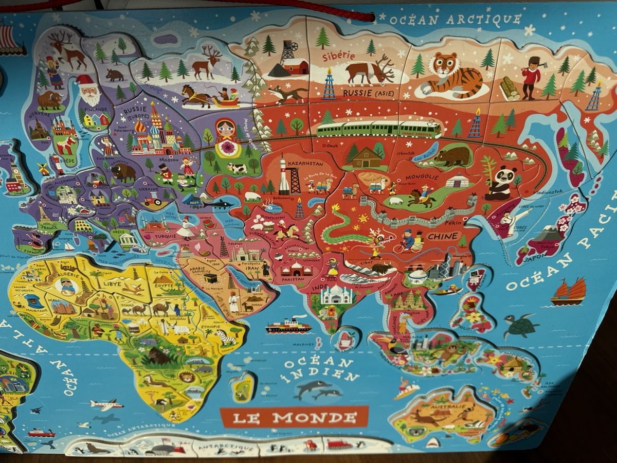 Janod Puzzle: Puzzle Janod ‚Le Monde‘ – Nuovo (secondo la descrizione) da Oberägeri venduto da Loup18 2
