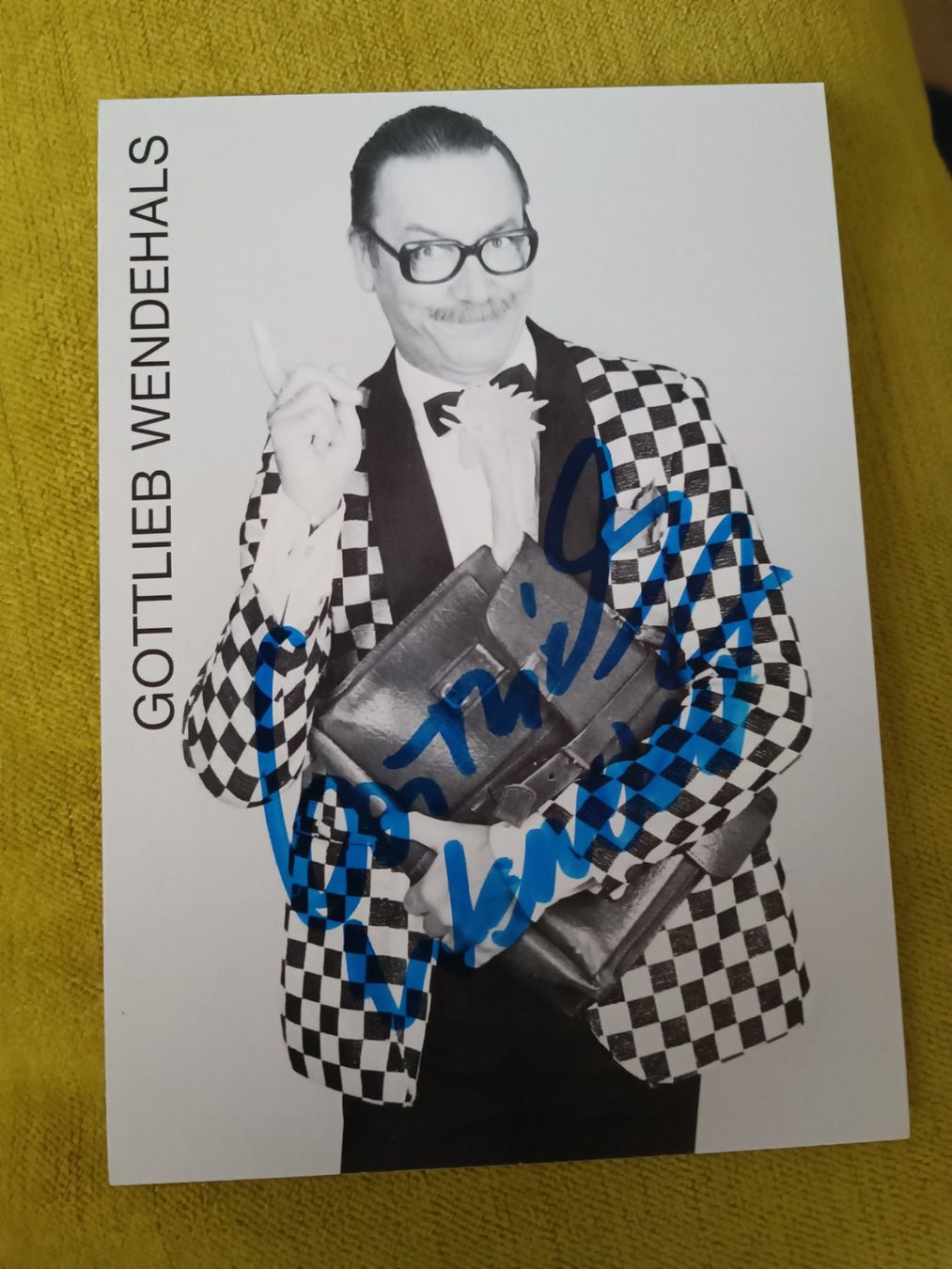 Autografi: Gottlieb Wendehals - handsigniert – Usato da Menziken venduto da Autogramme