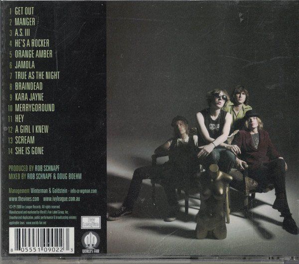 CD: CD The Vines - Melodia (2008) – Usato da Möriken AG venduto da mineralia 1