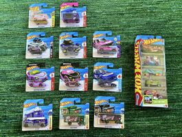 Hot Wheels - 16 verschiedene Autos, neu und originalverpackt