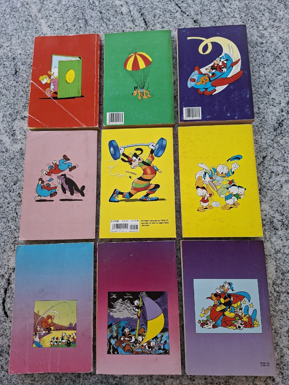 BD: 9 Lustige Taschenbücher – D'occasion à Büsserach par Grenzstein 1