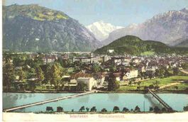 Interlaken - Generalansicht + ca. 1915