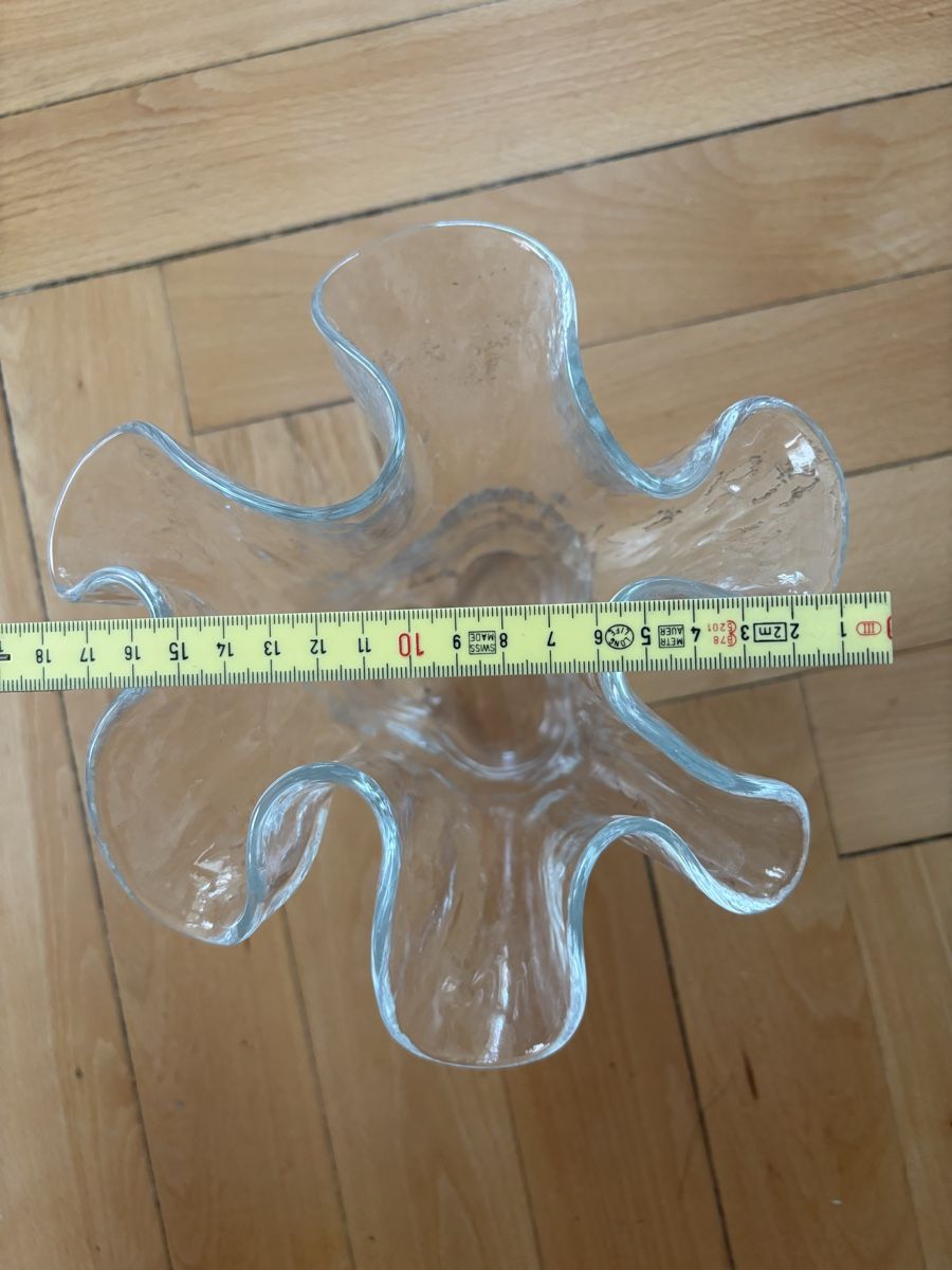 Vasen & Gefässe: Vintage Midcentury Modern Vase Glas – Gebraucht aus Zürich von kleinervogel 6