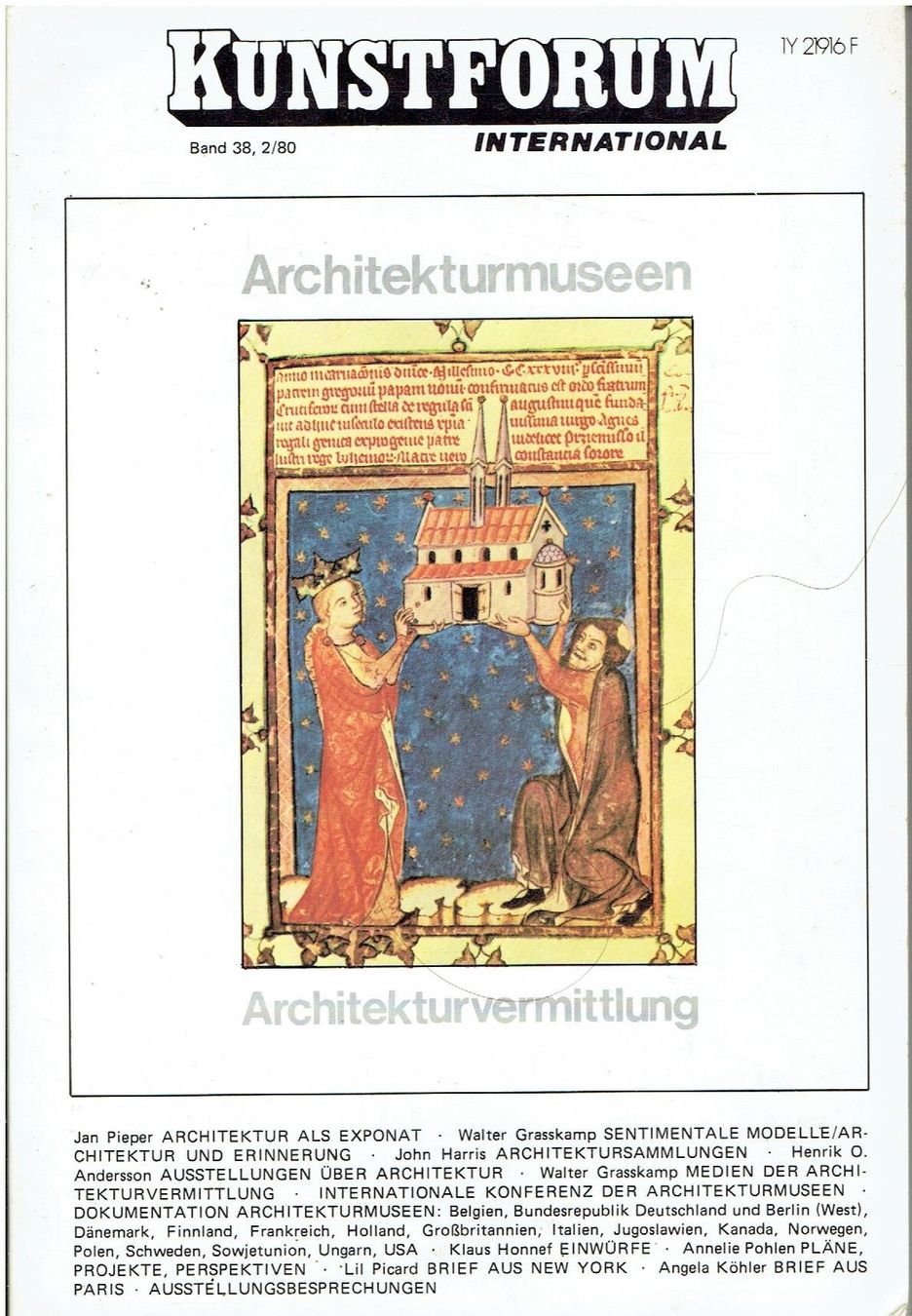 Livres: Kunstforum 38 – D'occasion à Flims - Dorf par Stagediver
