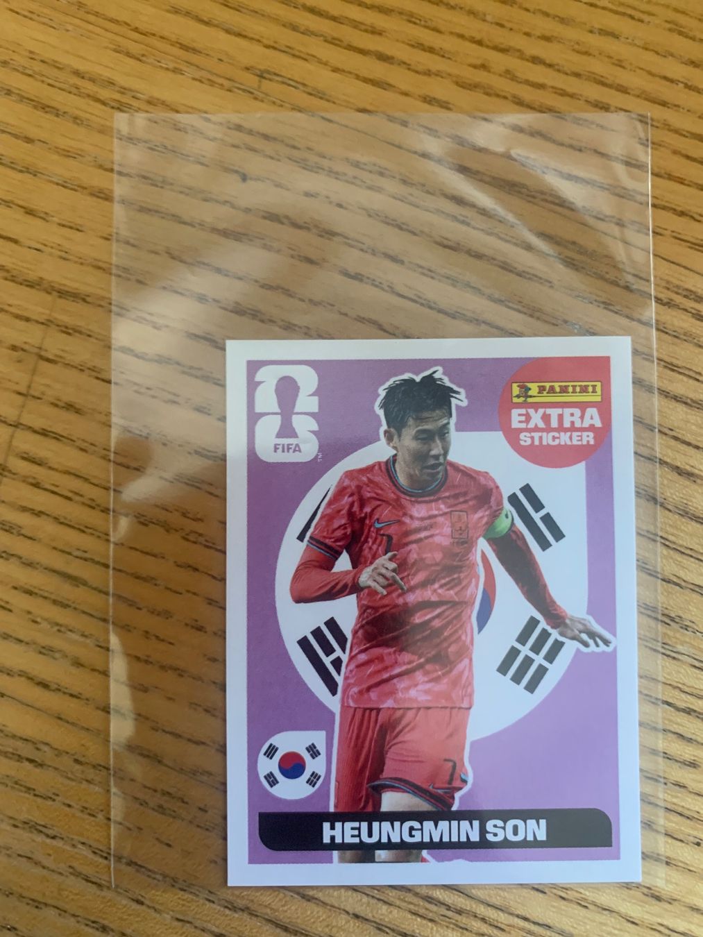 Panini Carte collezionabili: Panini Extra Sticker Heungmin Son pink – Usato da Zürich venduto da Kasza 1