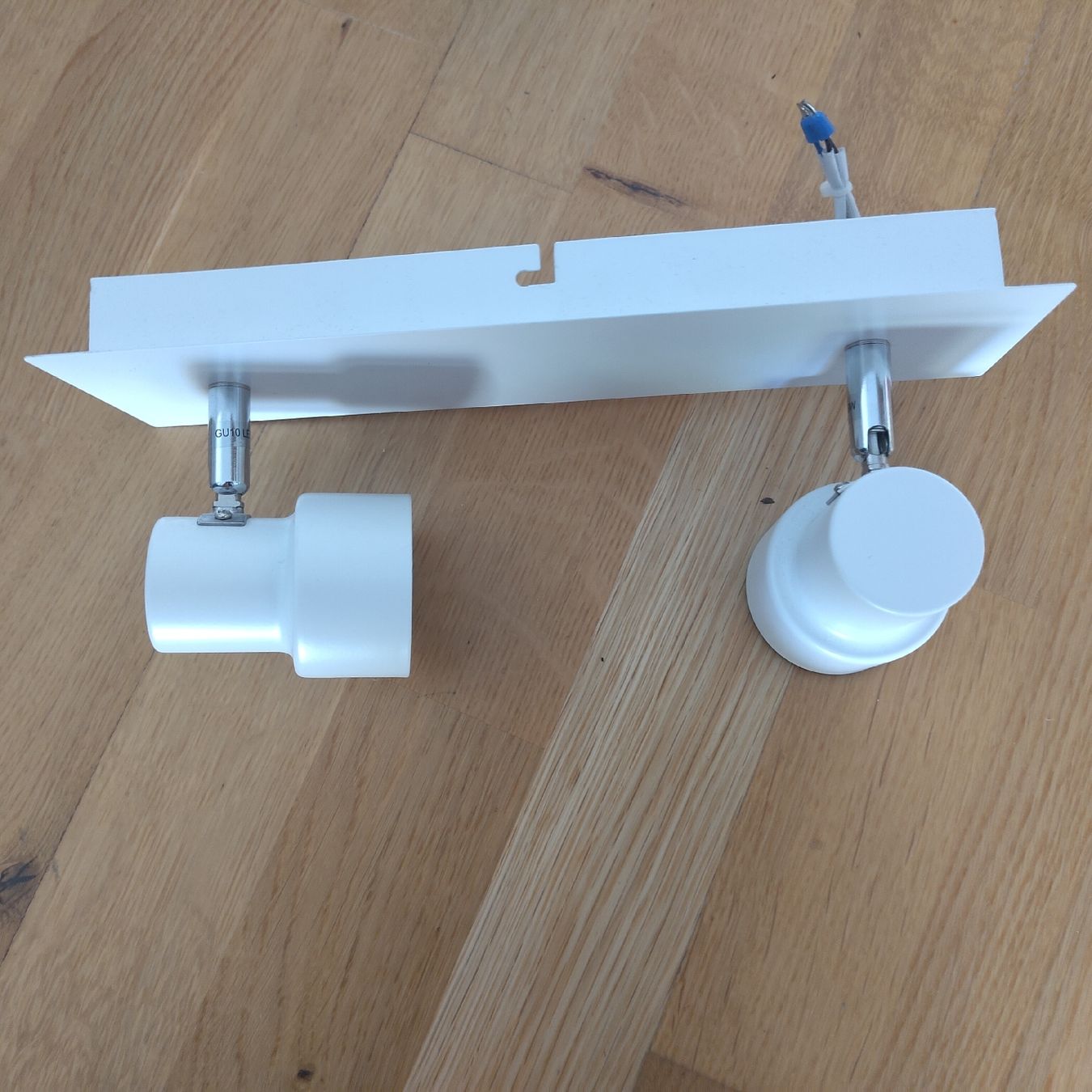 Lampadari & plafoniere: Deckenleuchte 2 Spots Weiss Metall GU10 LED Max 2x9W – Usato da Bern venduto da clr_g2rj 2