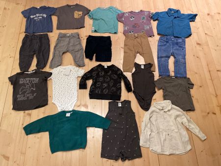 Kleiderset Junge Gr. 80/86 (ZARA, H&M, NATURALINE, ...)