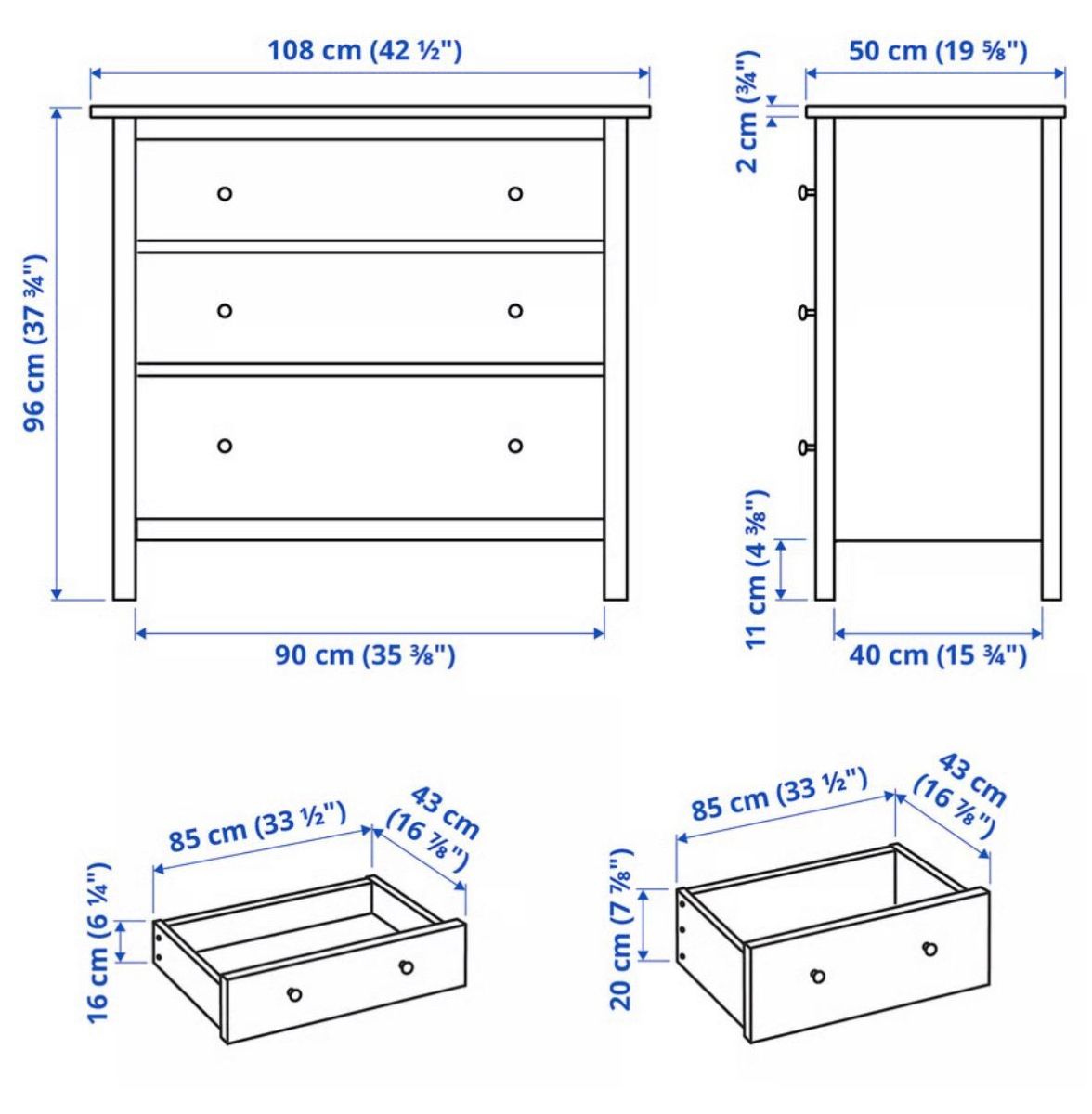 Cassettiere: IKEA Kommode Hemnes – Usato da Basel venduto da Maltwhiskey 3