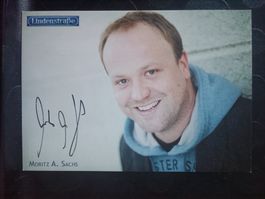 Moritz A. Sachs - Lindenstrasse - signierten Autogrammkarte