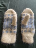 Fausthandschuhe Norwegermuster, Grösse M, Wolle, NEU
