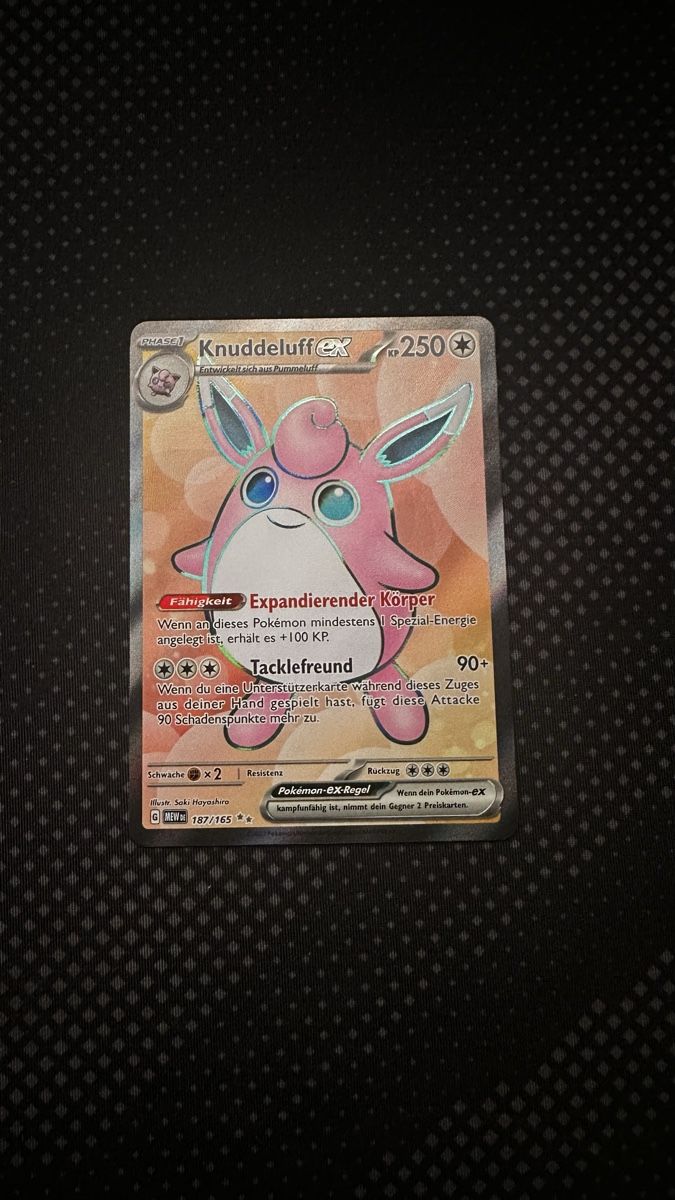 Pokémon Cartes à collectionner: Knuddeluff ex 187/165 – Neuf (Voir description) à Heimberg par Marcelas93