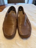 Herren Slipper Leder braun Grösse 45 gebrauchter Zustand