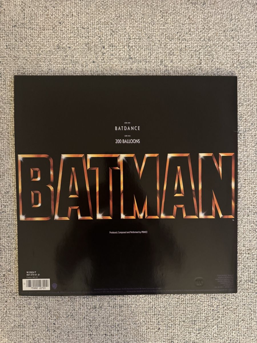 Dischi in vinile: Prince -  Batdance Batman - 12" Maxi - 80s – Usato da Rorbas venduto da BlackstarRecords 1