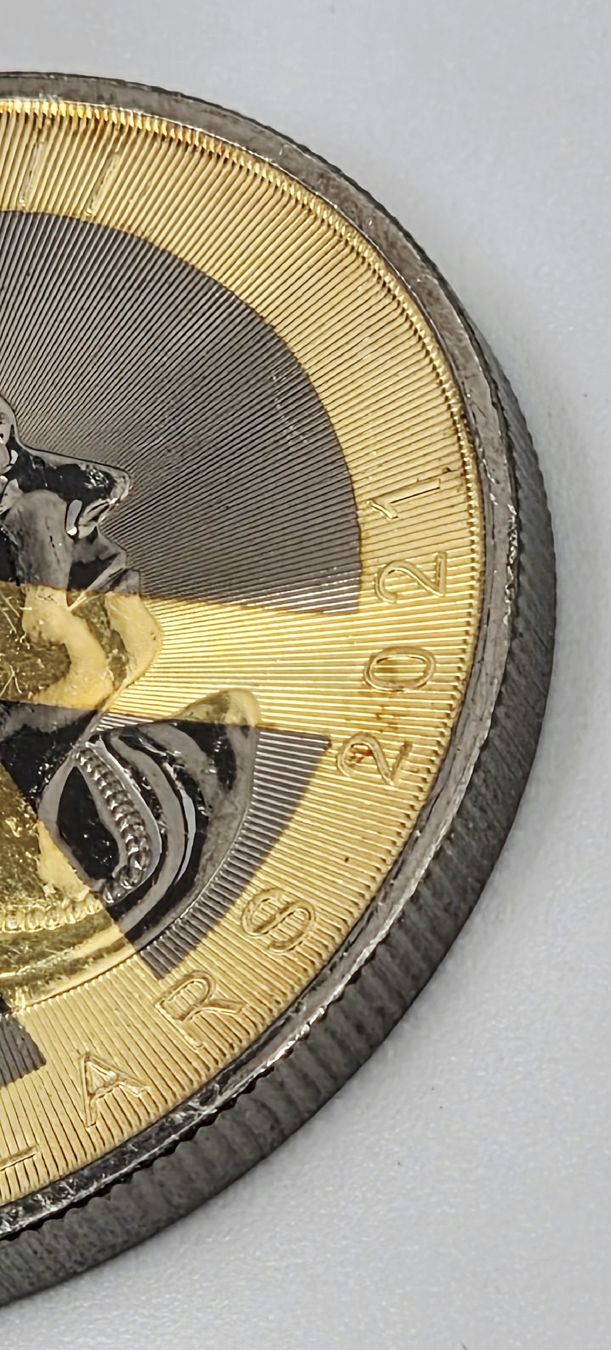 Canada Maple Leaf 1 Oz Silber 999.9 Peace Zeichen vergoldet (Gebraucht ...