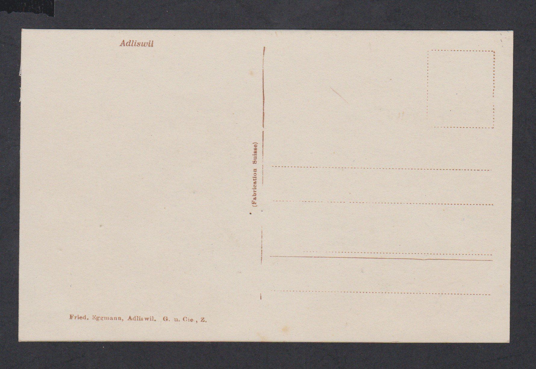 Cartoline postali: Adliswil  ZH   :   alte Ansichtskarte Adliswil mit Bahnhof – Usato da Vitznau venduto da Ropaku 2