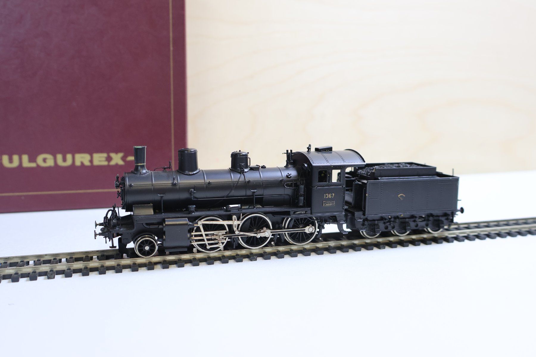 Fulgurex Modelleisenbahnen: Fulgurex SBB Dampflok B 3/4 H0 DC 1367 - Messing – Gebraucht aus Winterthur von Monstera 4