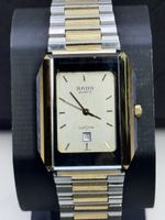 Rado Diastar Quartz nuhr Stahl-Gold 1982-87 guter Zustan