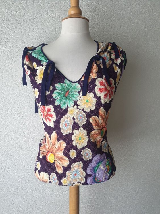 SHIRT MISSONI WOLFORD M FLOWER BLUMEN Kaufen auf Ricardo