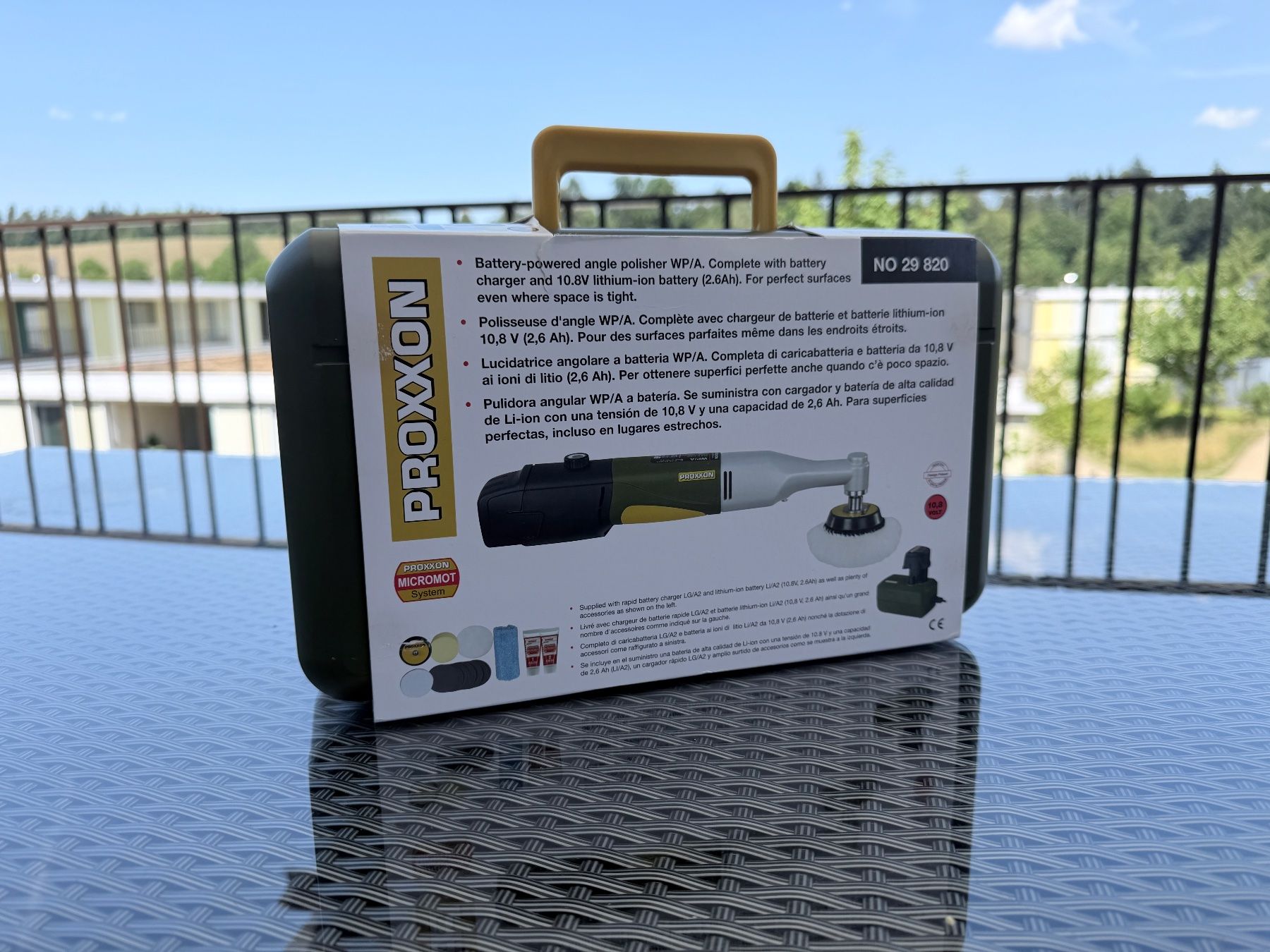 Proxxon Tutte le macchine: Proxxon Akku Winkel-Polierer – Usato da Gossau ZH venduto da schliicher 1