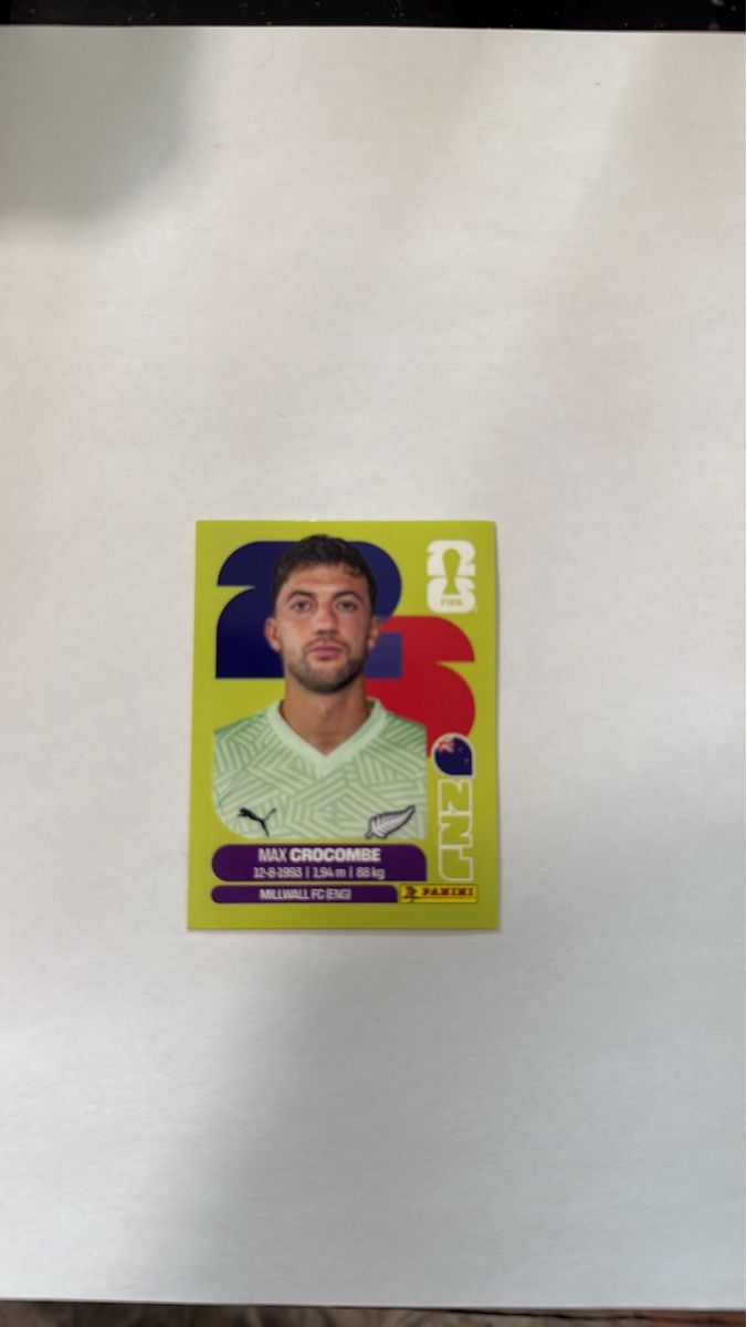 Panini Carte collezionabili: Max Crocombe NZL 2 – Nuovo (secondo la descrizione) da Zürich venduto da Maeckes