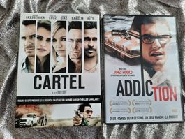 2 DVD ADDICTION + CARTEL (James Franco, Michael Fassbender)