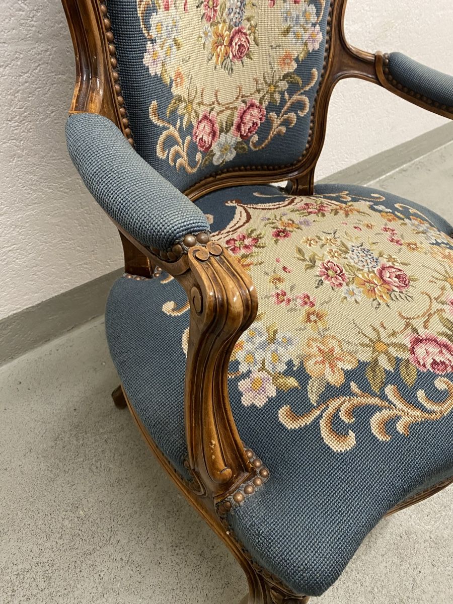 Sessel: Antiker Gobelin Sessel Louis XV-Stil  – Gebraucht aus Männedorf von Adamiat 2