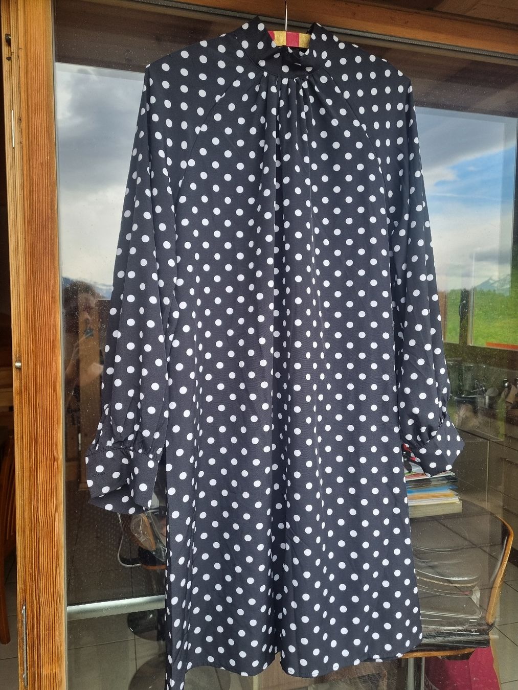 Kleider: Robe à pois, col montant – Neu (gemäss Beschreibung) aus Corbeyrier von Lalaland99