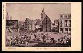 Zürich, Das alte Zeughaus am heutigen P