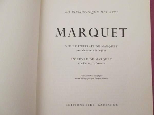 Libri: Marquet – Usato da Neuchâtel venduto da Dualseele 1