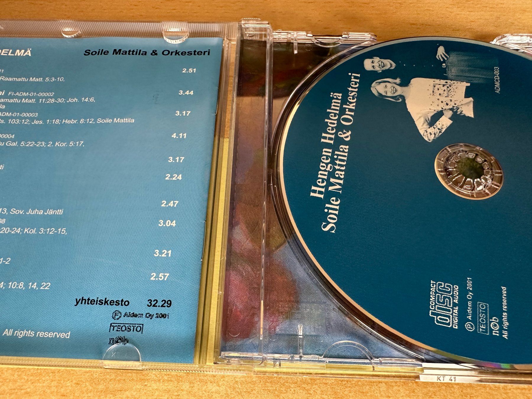 CD: G7 Soile Mattila & Orkesteri - Hengen Hedelmä – Usato da Rikon im Tösstal venduto da Alpenmutz 2