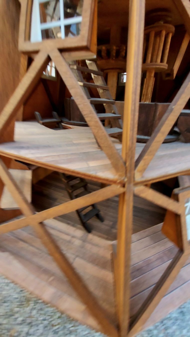 Kit di modellismo & Modellini statici: WINDMÜHLE  mit detailliertem Antrieb aus Holz – Nuovo (secondo la descrizione) da Herrliberg venduto da Jakob8539 7