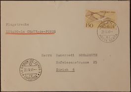 SF 49.4.f Pro Aero 1949 Lugano - La Chaux-de-Fonds Kat. 70.-