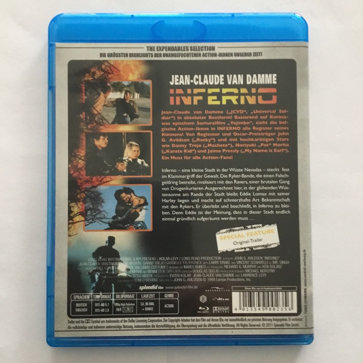 Tutti i DVDs: Inferno- Blu Ray - Neu Wertig  – Nuovo (secondo la descrizione) da Blauen venduto da JonnyBlue65 1