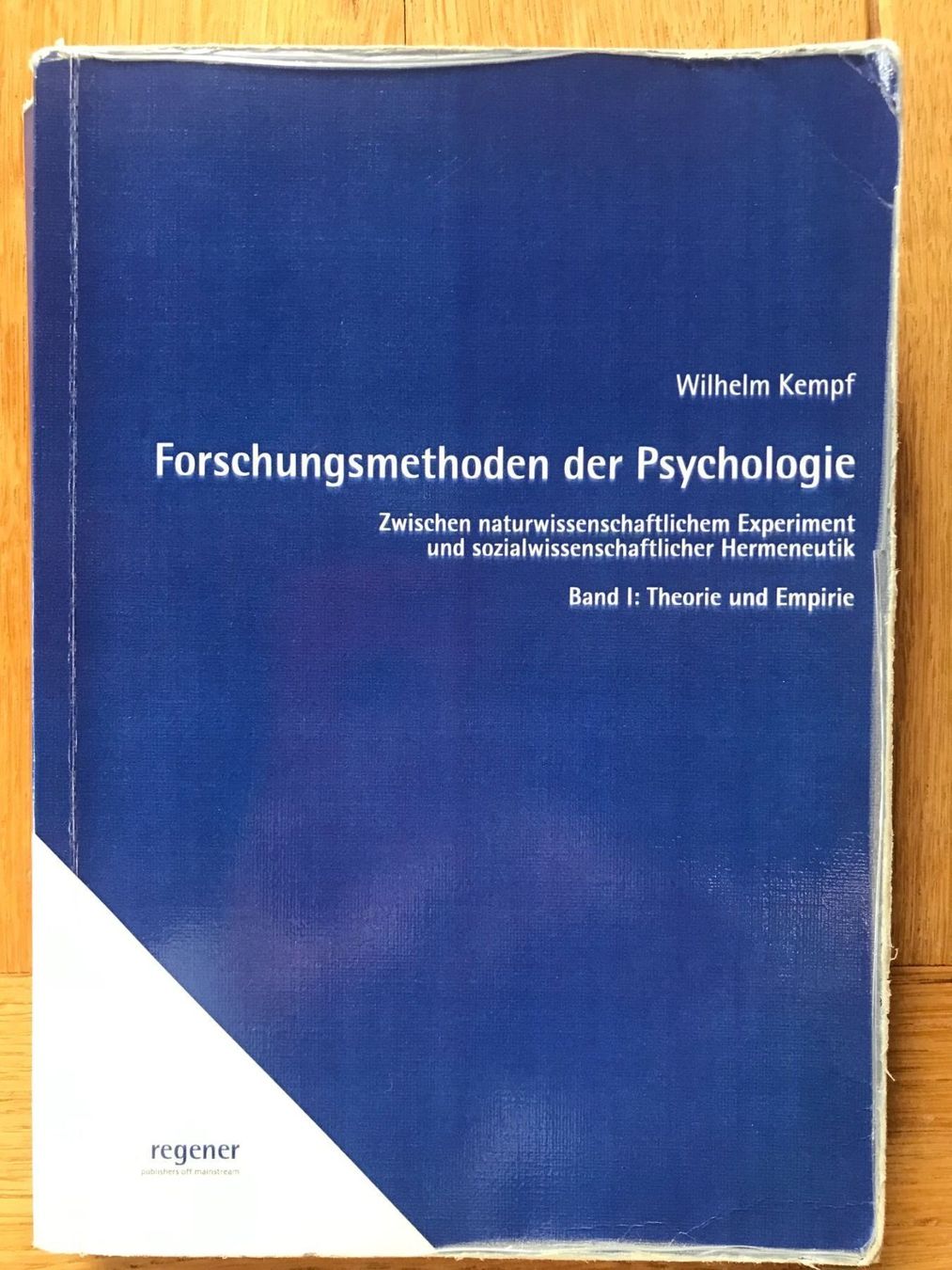 Libri: Forschungsmethoden der Psychologie – Usato da Arbon venduto da KaSaBo
