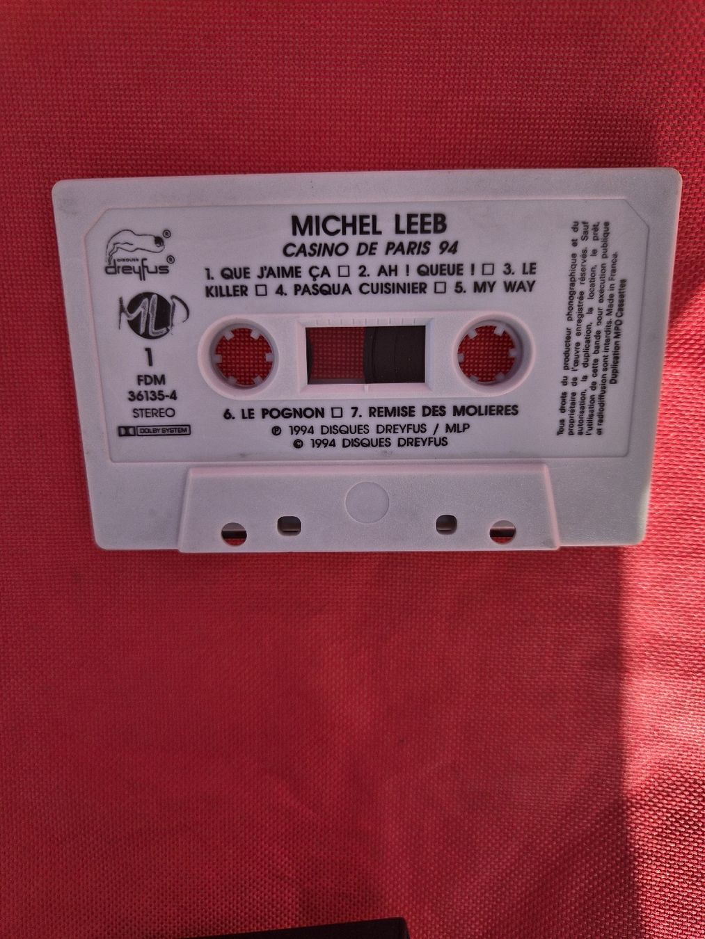 Musicassette: Michel Leeb - Casino de Paris 94 - K7 – Usato da La Joux FR venduto da car_ck96 5