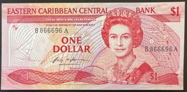 Eastern Caribbean States 1 Dollar (1985-88) - non circ./unz