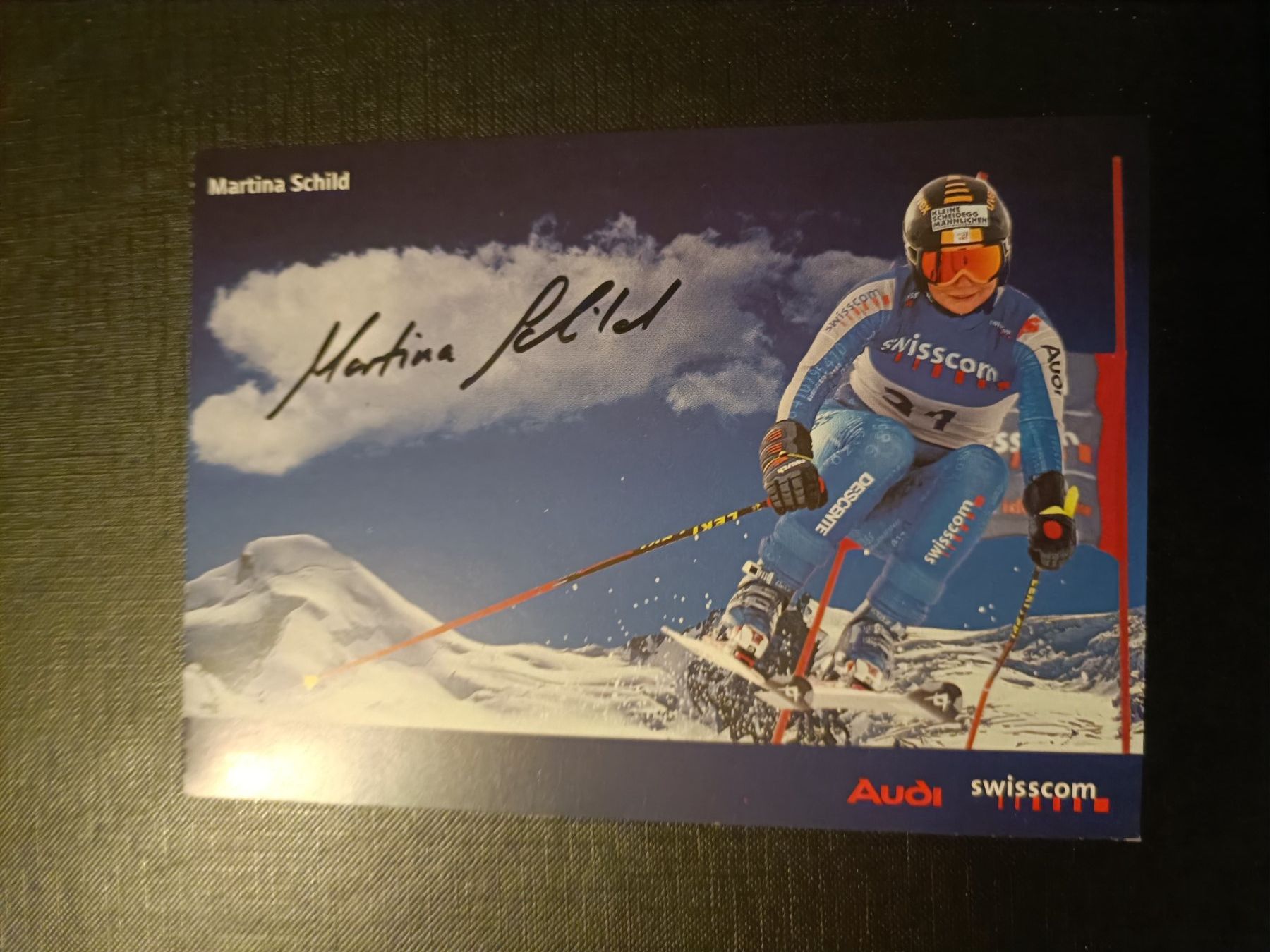 Autografi: Martina Schild - Olympia Silber – Usato da Menziken venduto da Autogramme