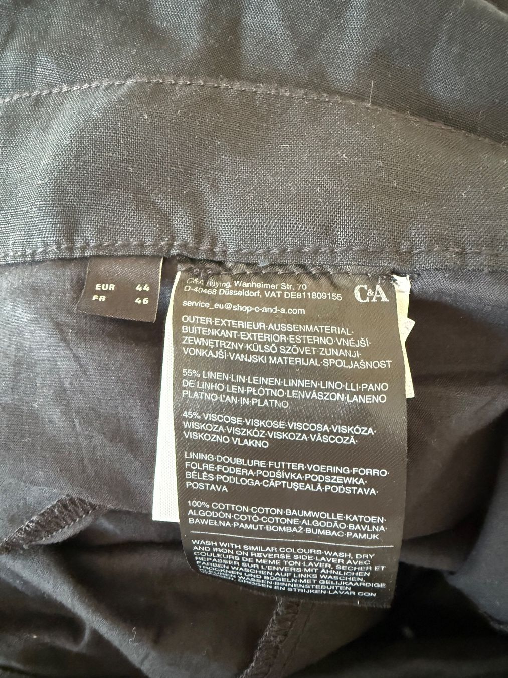 Röcke: C&A Skort schwarz Gr. 44 – Gebraucht aus Kloten von ble_78dj 5
