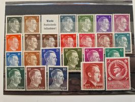 Deutsches Reich Briefmarken Lot Adolf Hitler POSTFRISCH