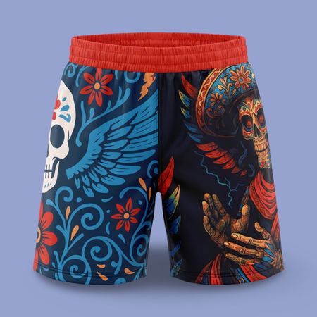 Short sport Lionheart Calavera Azul – fitness training