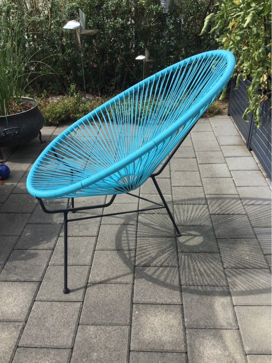 Sessel: Gartensessel türkis  – Gebraucht aus Thun von ciaociao01 1