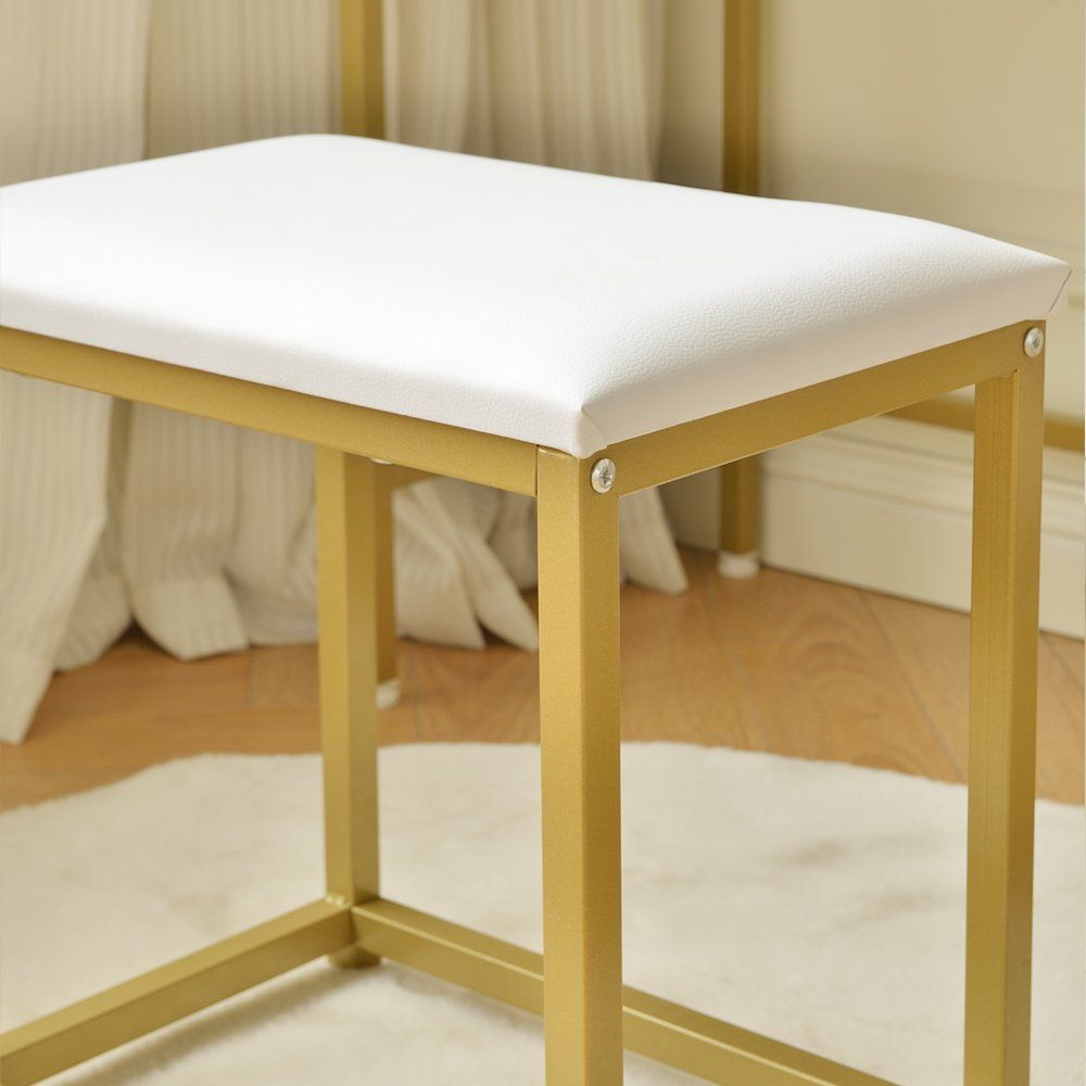 Schminktische: 21308 - Schminktisch KERSTIN - LED Kosmetiktisch mit Hocker – Neu und originalverpackt aus Wallenwil von toesstal-vertrieb 4