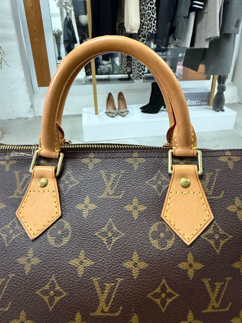 Louis Vuitton Taschen für Damen: Louis Vuitton Speedy 40 Jg 2003 – Gebraucht aus Lutzenberg von Schatzkiste88 5