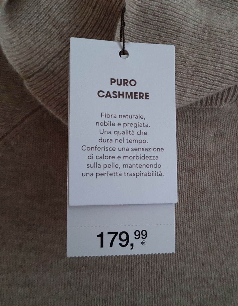 Vestiti: Conbipel Cashmere Kleid , Beige, Grösse L – Usato da Zürich venduto da FrauMa 3