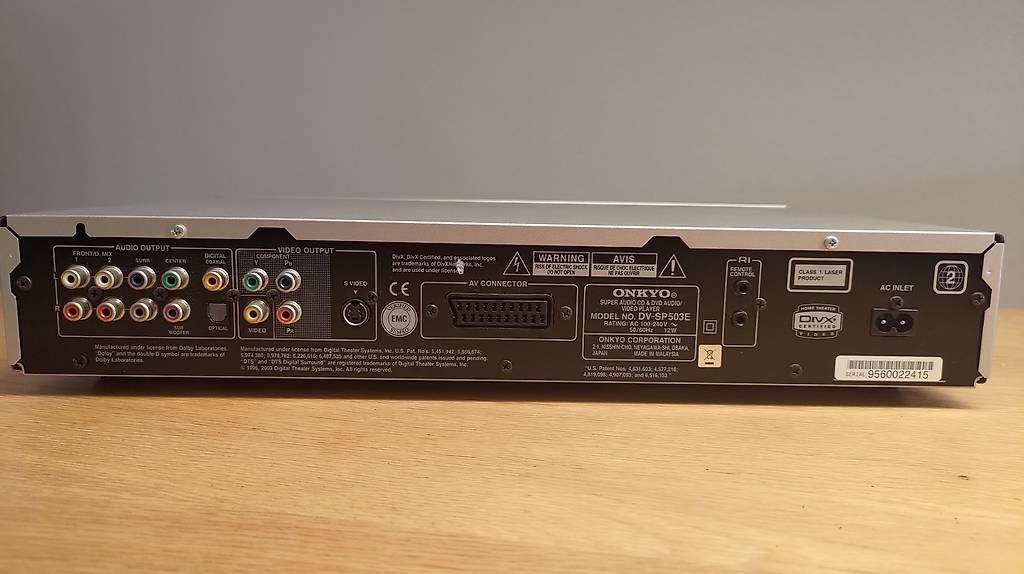 Onkyo Multimediaplayer & Streamer: CD/DVD-Player ONKYO DV-SP503E – Gebraucht aus Basel von langga9 4